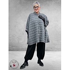 AKH Vest Grijs Knopen Sylvana